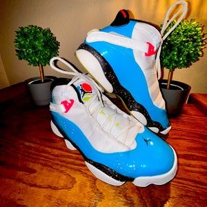 I am selling some Jordan 6 Ring White Light Blue Furry Cyber